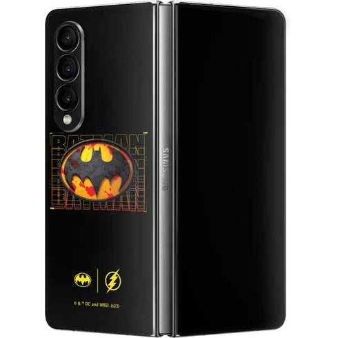 DC Comics The Flash Movie: Batman Bloody Logo Galaxy Z Fold4 5G Skin